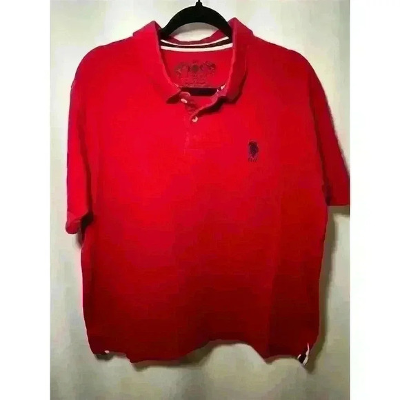 U.S. Polo Assn. Other - U.S. Polo Assn. Men's Red Polo Shirt XL Short Sleeve Luxury Feel